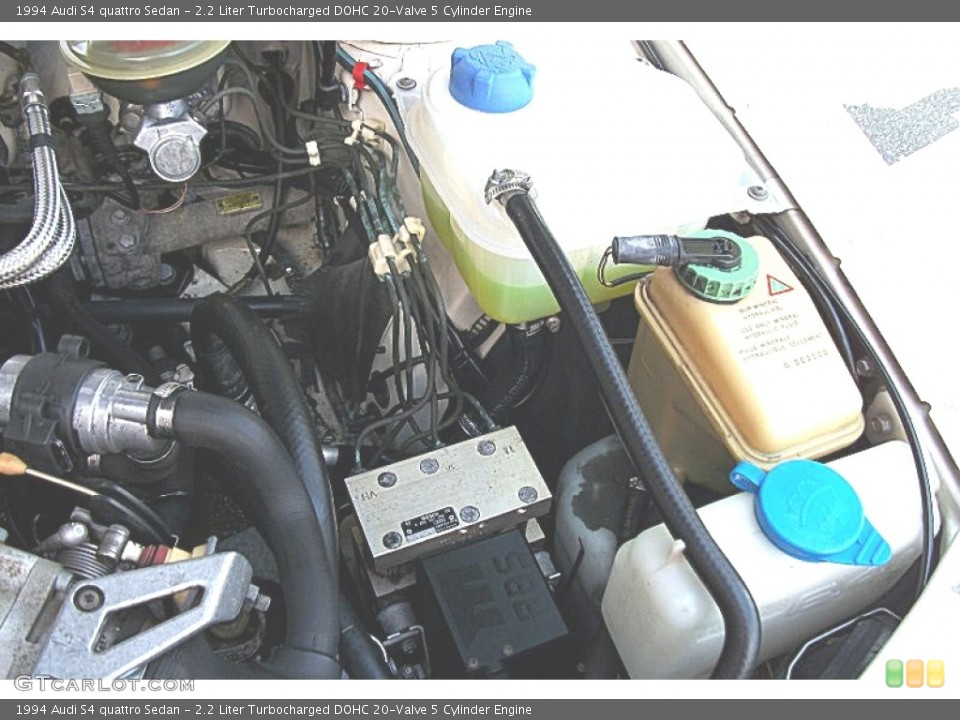 2.2 Liter Turbocharged DOHC 20-Valve 5 Cylinder Engine for the 1994 Audi S4 #68414180