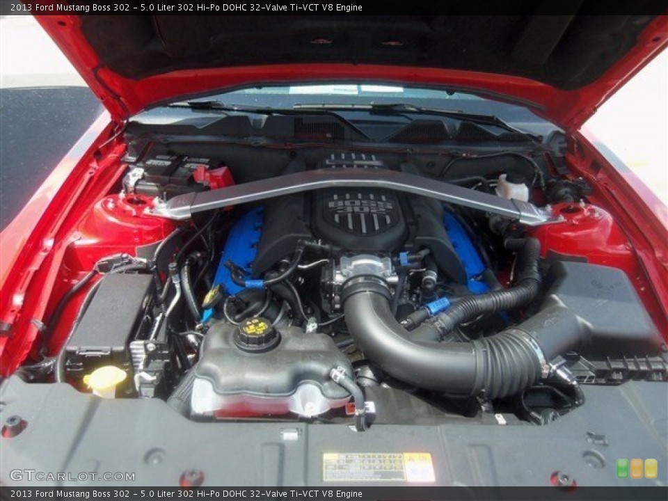 5.0 Liter 302 Hi-Po DOHC 32-Valve Ti-VCT V8 Engine for the 2013 Ford Mustang #68420834