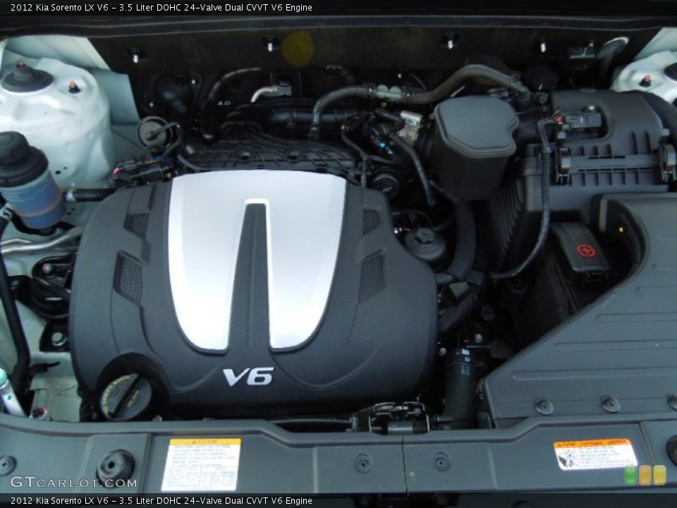 3.5 Liter DOHC 24-Valve Dual CVVT V6 Engine for the 2012 Kia Sorento #68458187