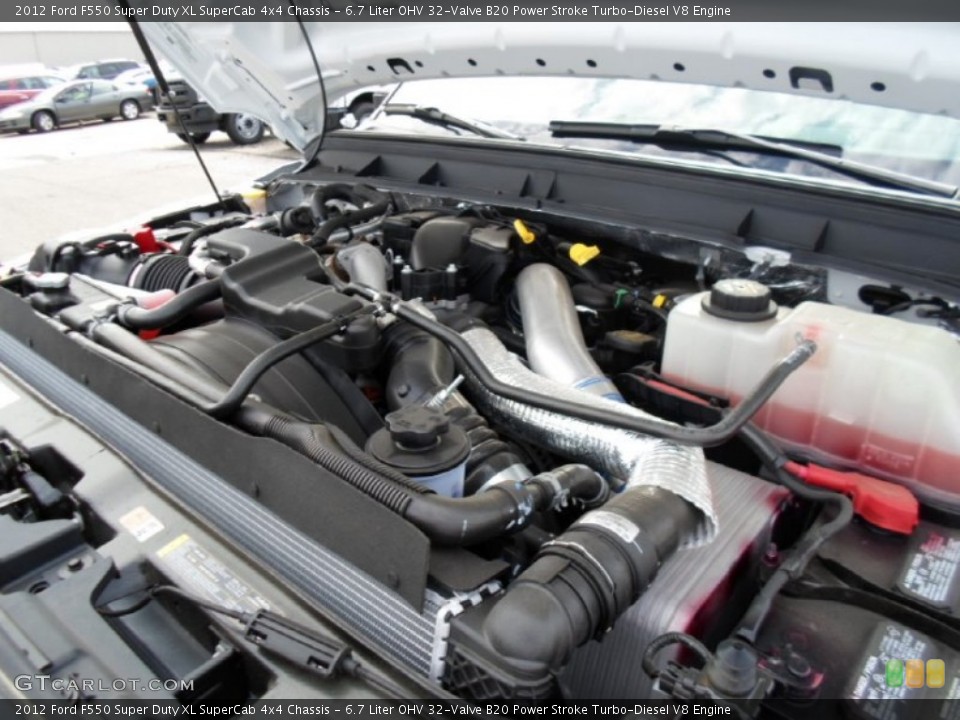 6.7 Liter OHV 32-Valve B20 Power Stroke Turbo-Diesel V8 Engine for the 2012 Ford F550 Super Duty #68464843