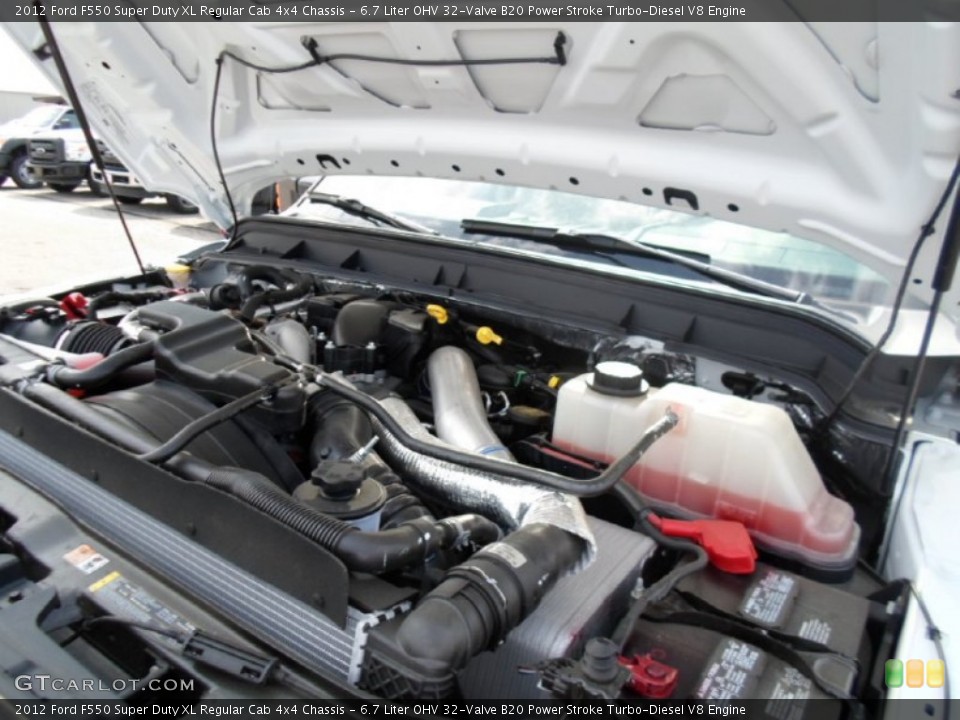6.7 Liter OHV 32-Valve B20 Power Stroke Turbo-Diesel V8 Engine for the 2012 Ford F550 Super Duty #68464864