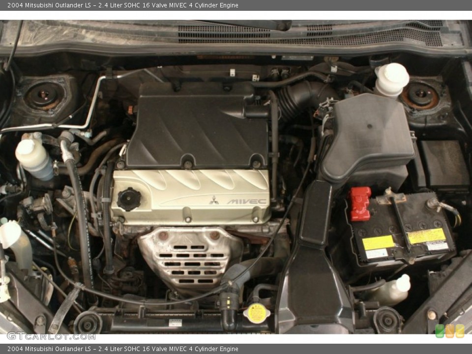 2.4 Liter SOHC 16 Valve MIVEC 4 Cylinder 2004 Mitsubishi Outlander Engine