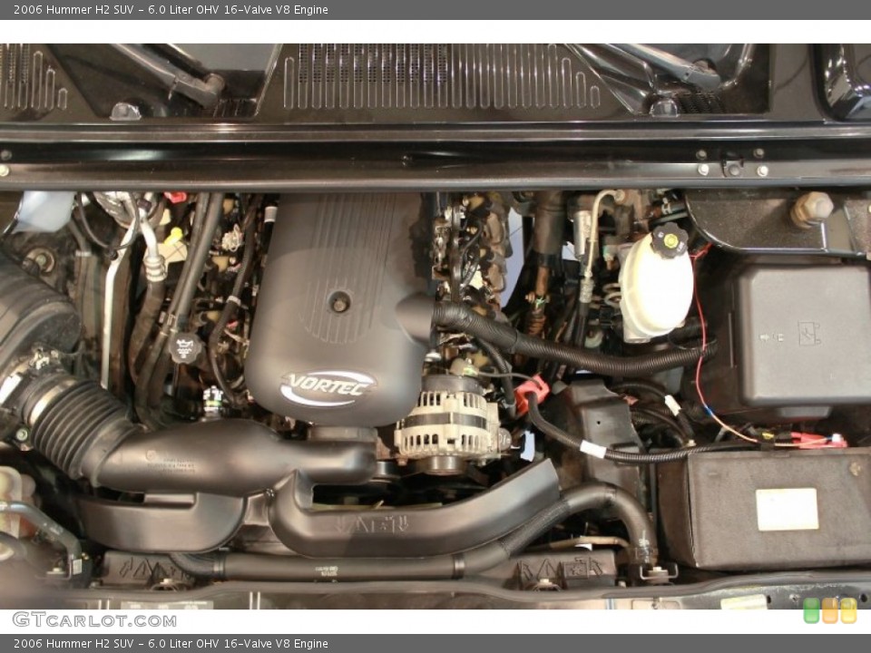 6.0 Liter OHV 16-Valve V8 Engine for the 2006 Hummer H2 #68466421