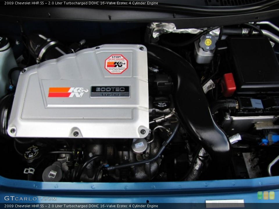2.0 Liter Turbocharged DOHC 16-Valve Ecotec 4 Cylinder 2009 Chevrolet HHR Engine