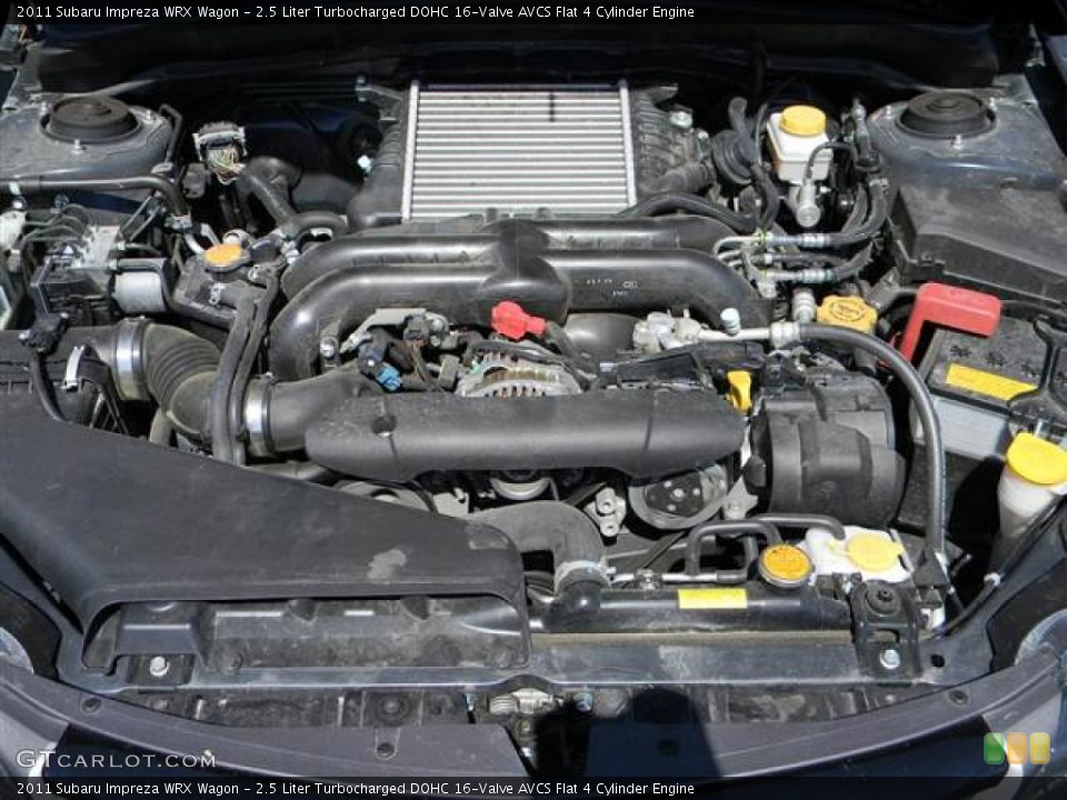 2.5 Liter Turbocharged DOHC 16-Valve AVCS Flat 4 Cylinder Engine for the 2011 Subaru Impreza #68484310