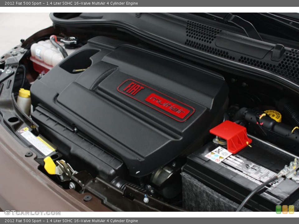 1.4 Liter SOHC 16-Valve MultiAir 4 Cylinder Engine for the 2012 Fiat 500 #68499655