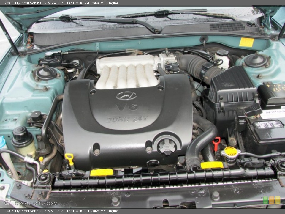 2.7 Liter DOHC 24 Valve V6 Engine for the 2005 Hyundai Sonata 68509510