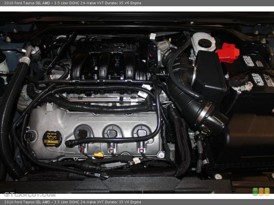 3.5 Liter DOHC 24-Valve VVT Duratec 35 V6 Engine for the 2010 Ford Taurus #68512092