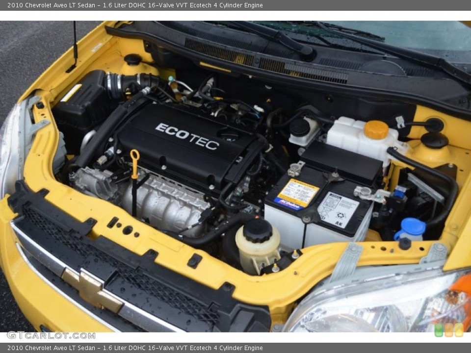 1.6 Liter DOHC 16-Valve VVT Ecotech 4 Cylinder Engine for the 2010 Chevrolet Aveo #68518255