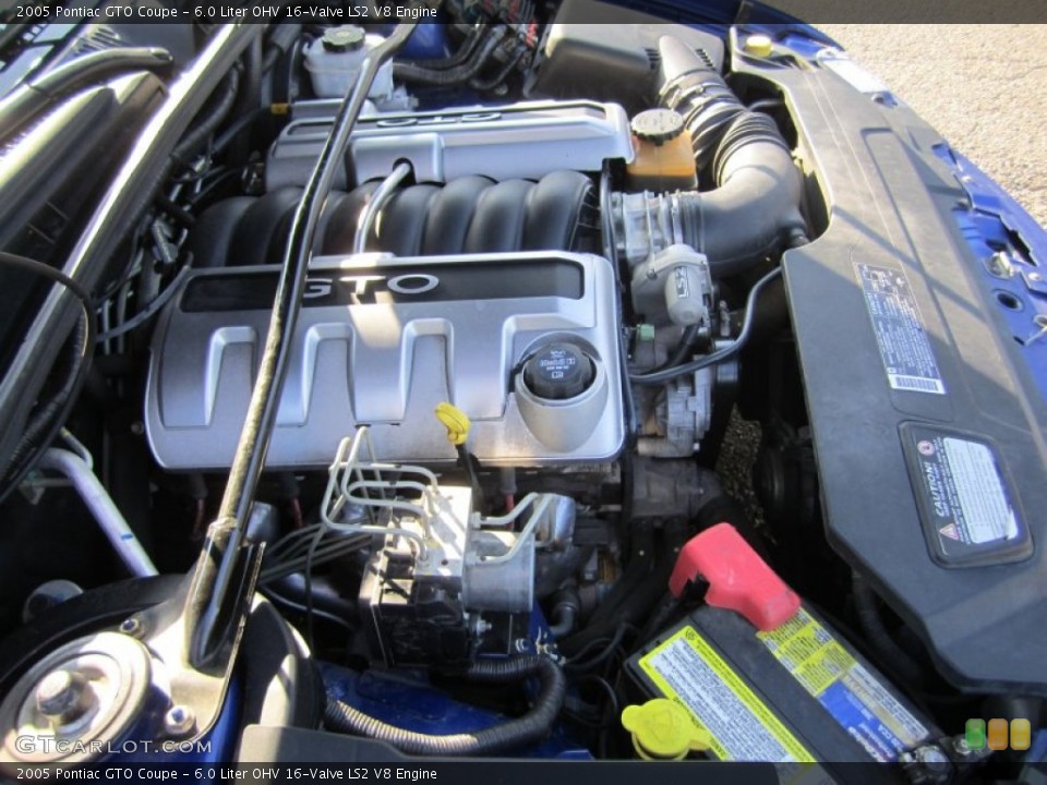 6.0 Liter OHV 16-Valve LS2 V8 Engine for the 2005 Pontiac GTO #68520115