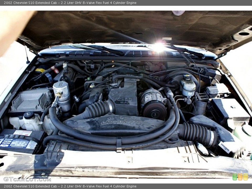 2.2 Liter OHV 8-Valve Flex Fuel 4 Cylinder Engine for the 2002 Chevrolet S10 #68527543