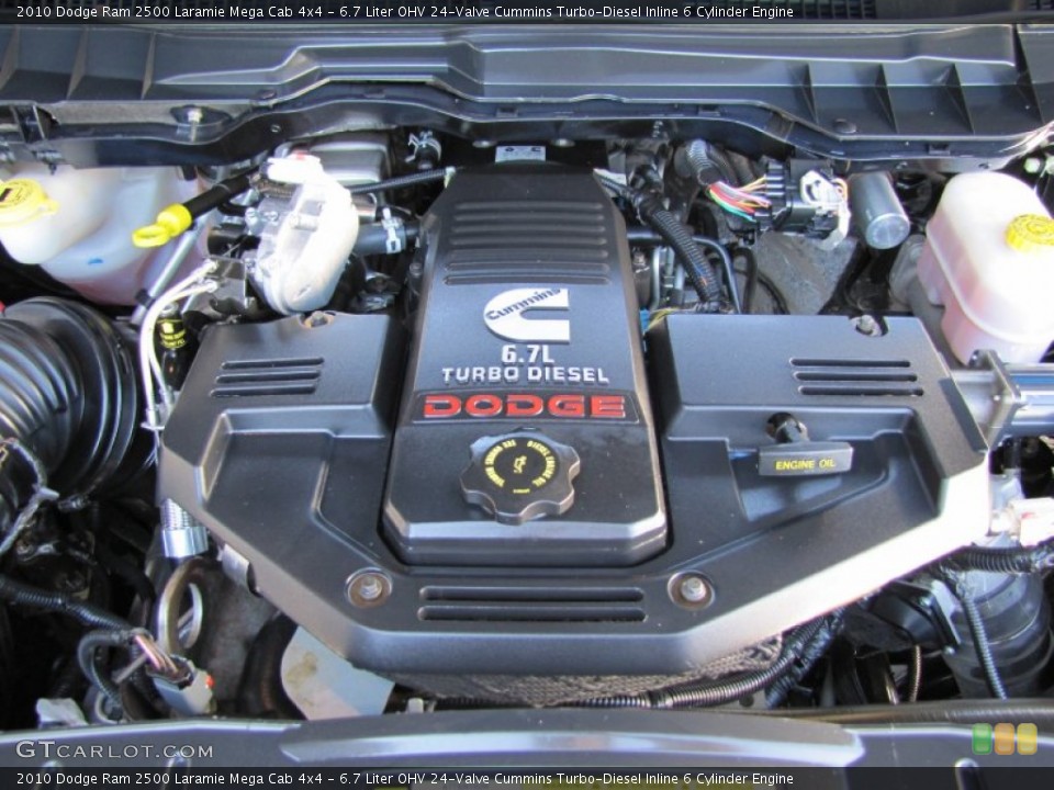 6.7 Liter OHV 24-Valve Cummins Turbo-Diesel Inline 6 Cylinder Engine for the 2010 Dodge Ram 2500 #68528145