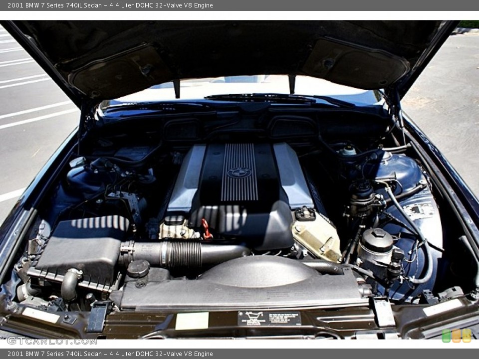 4.4 Liter DOHC 32-Valve V8 Engine for the 2001 BMW 7 Series #68528344