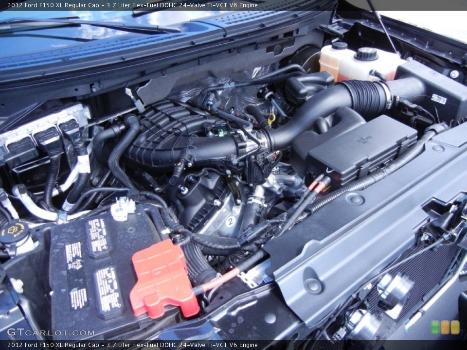 3.7 Liter Flex-Fuel DOHC 24-Valve Ti-VCT V6 Engine for the 2012 Ford F150 #68535055