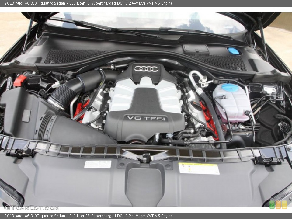 3.0 Liter FSI Supercharged DOHC 24-Valve VVT V6 Engine for the 2013 Audi A6 #68540080