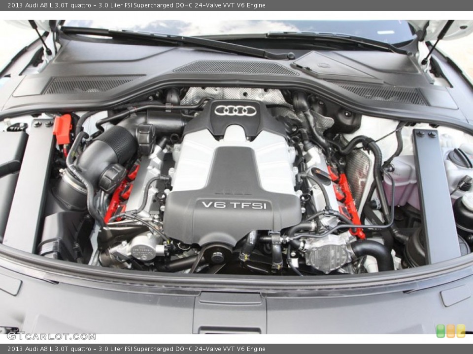 3.0 Liter FSI Supercharged DOHC 24-Valve VVT V6 Engine for the 2013 Audi A8 #68541181