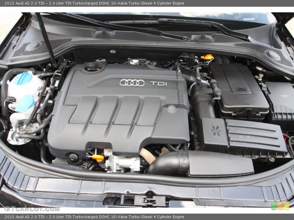 2.0 Liter TDI Turbocharged DOHC 16-Valve Turbo-Diesel 4 Cylinder Engine for the 2013 Audi A3 #68542027