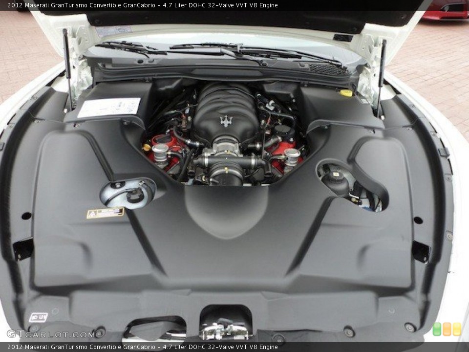 4.7 Liter DOHC 32-Valve VVT V8 Engine for the 2012 Maserati GranTurismo Convertible #68569082