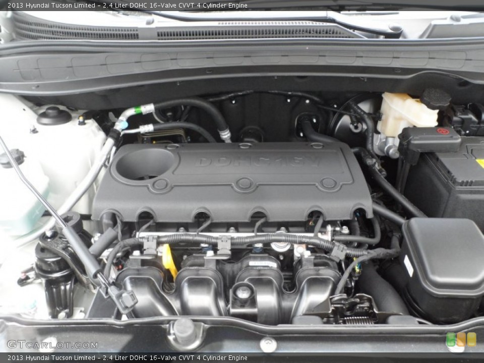2.4 Liter DOHC 16-Valve CVVT 4 Cylinder Engine for the 2013 Hyundai Tucson #68570467