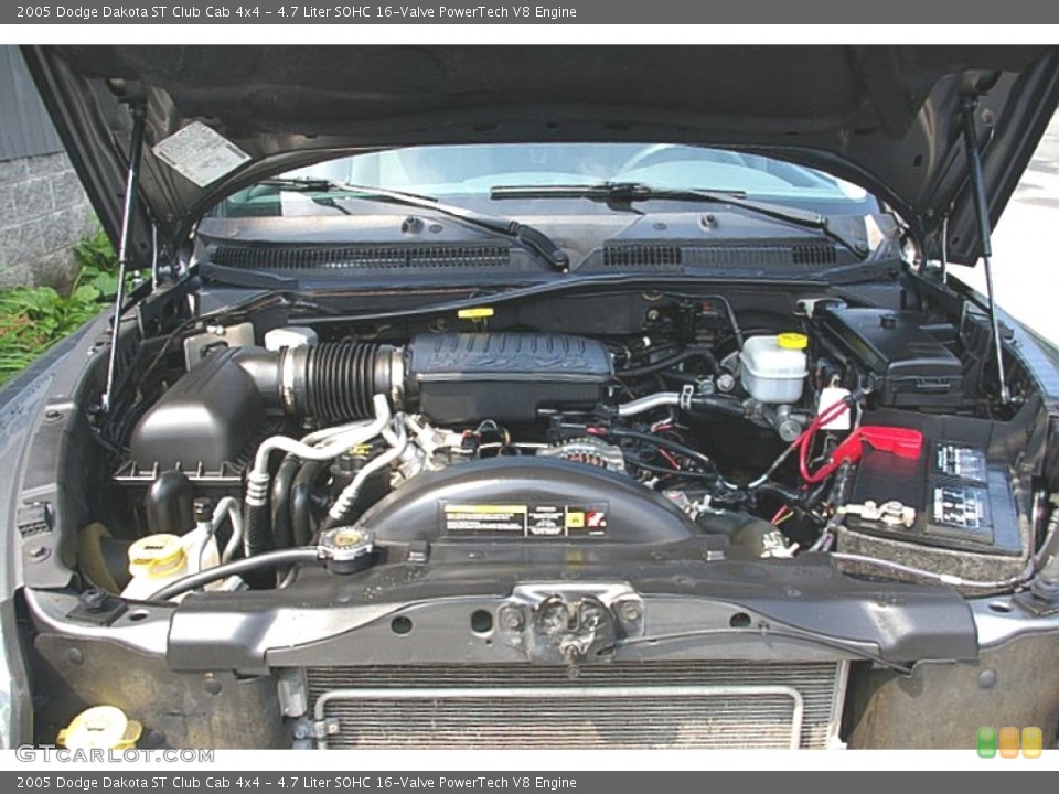 4.7 Liter SOHC 16-Valve PowerTech V8 Engine for the 2005 Dodge Dakota #68573167