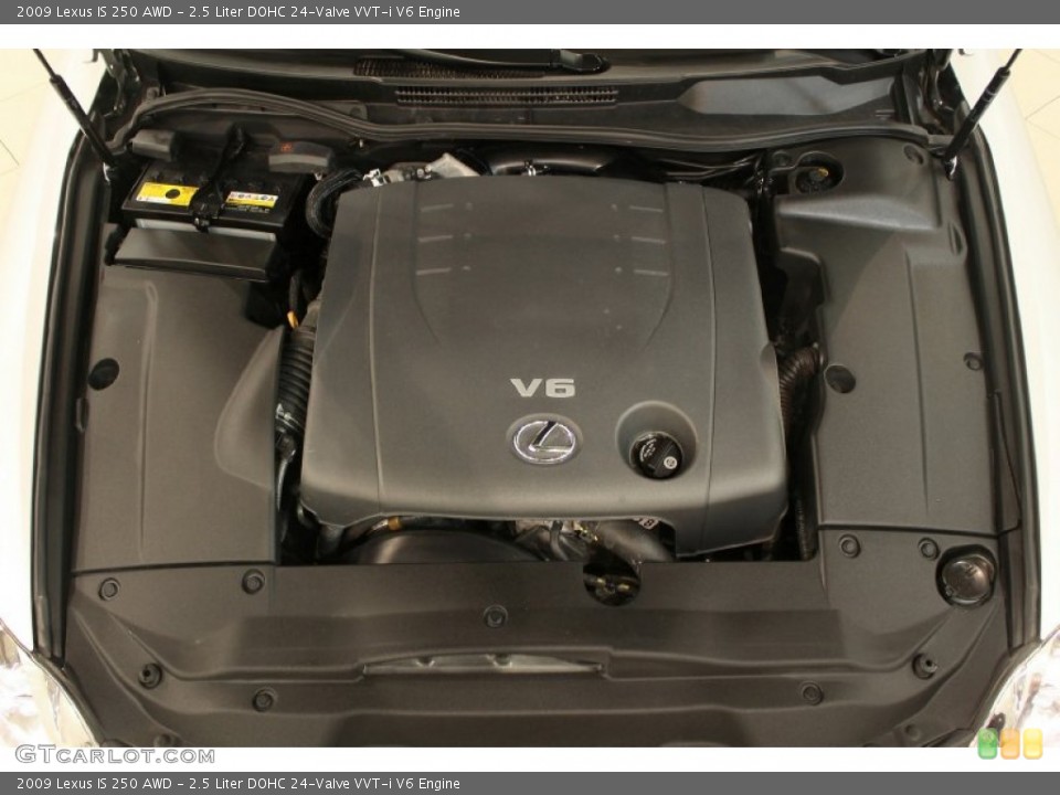 2.5 Liter DOHC 24-Valve VVT-i V6 Engine for the 2009 Lexus IS #68577022