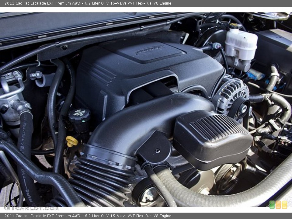 6.2 Liter OHV 16-Valve VVT Flex-Fuel V8 Engine for the 2011 Cadillac Escalade #68580752