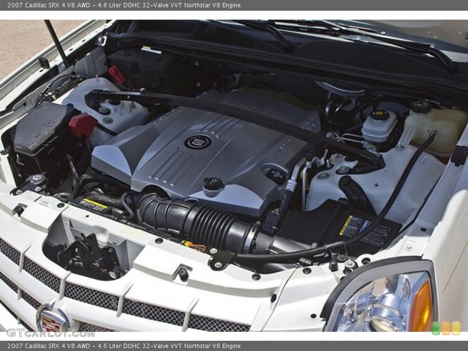 4.6 Liter DOHC 32-Valve VVT Northstar V8 2007 Cadillac SRX Engine