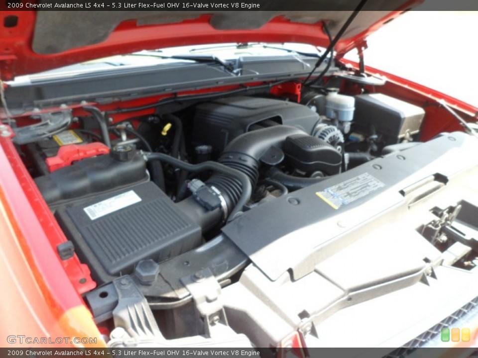 5.3 Liter Flex-Fuel OHV 16-Valve Vortec V8 Engine for the 2009 Chevrolet Avalanche #68585360