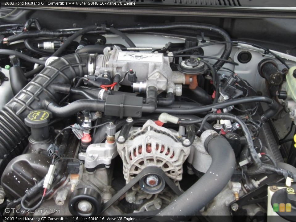 4.6 Liter SOHC 16-Valve V8 Engine for the 2003 Ford Mustang #68586941