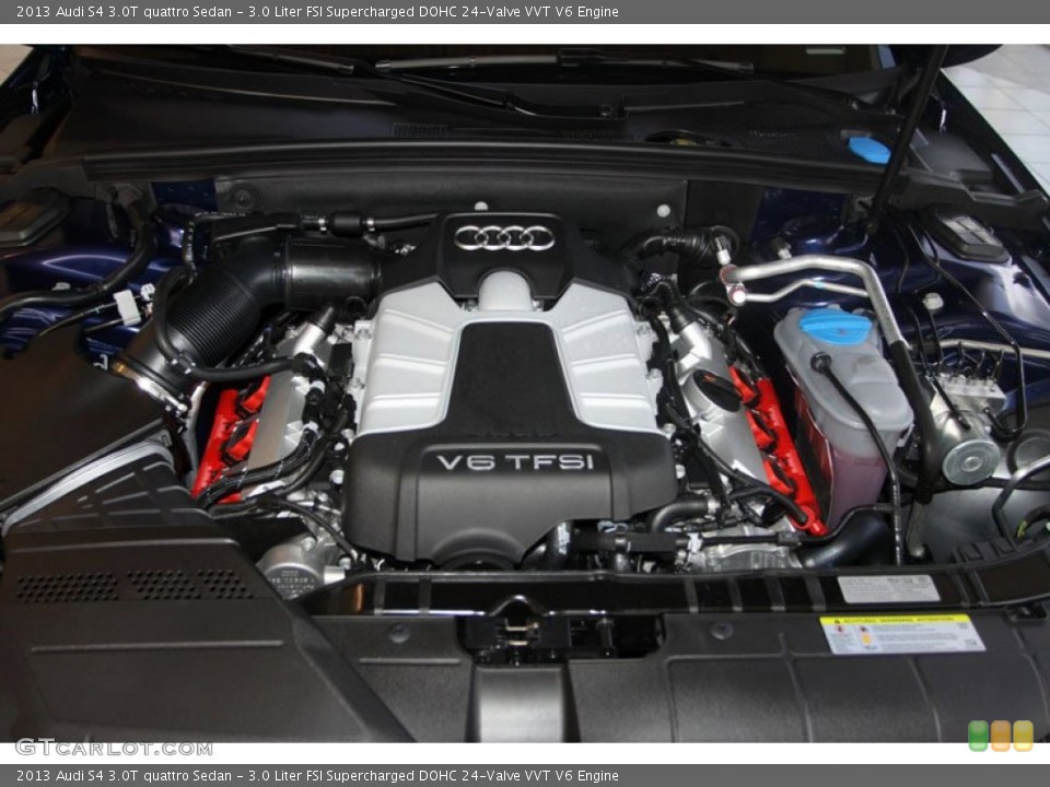 3.0 Liter FSI Supercharged DOHC 24-Valve VVT V6 Engine for the 2013 Audi S4 #68592764