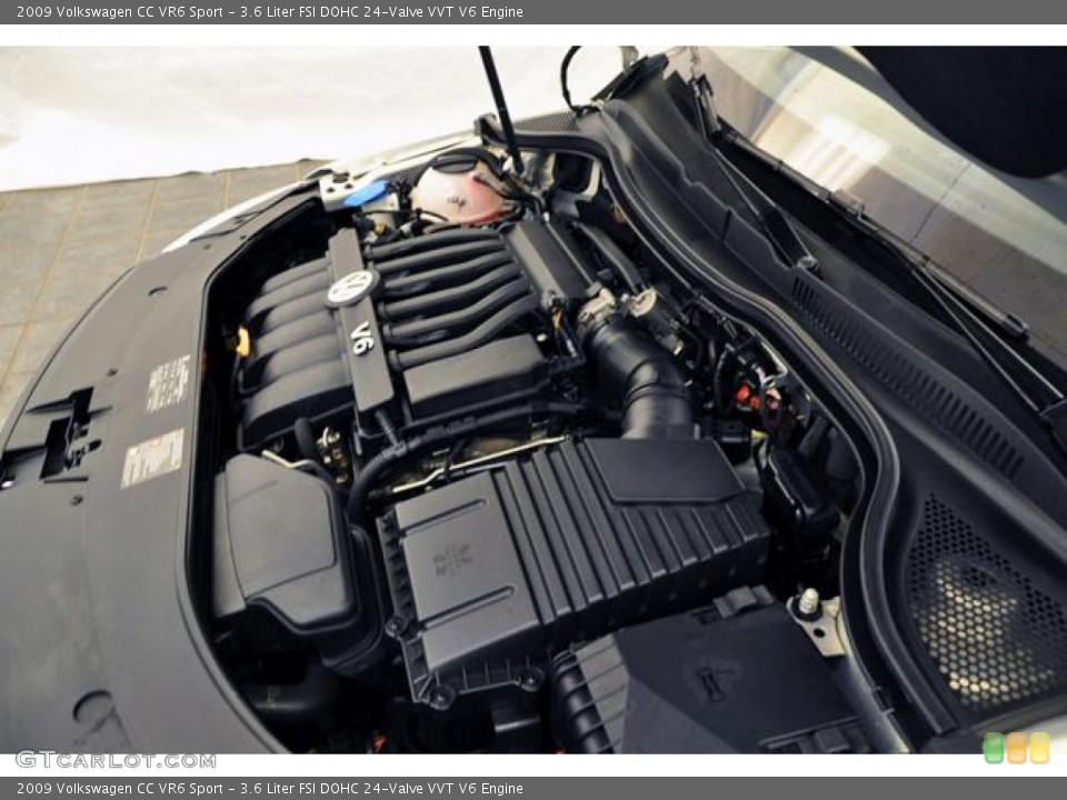 3.6 Liter FSI DOHC 24-Valve VVT V6 Engine for the 2009 Volkswagen CC #68594993
