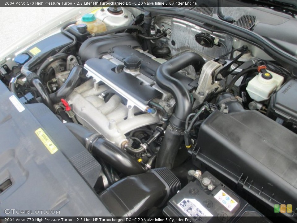 2.3 Liter HP Turbocharged DOHC 20 Valve Inline 5 Cylinder Engine for the 2004 Volvo C70 #68596292