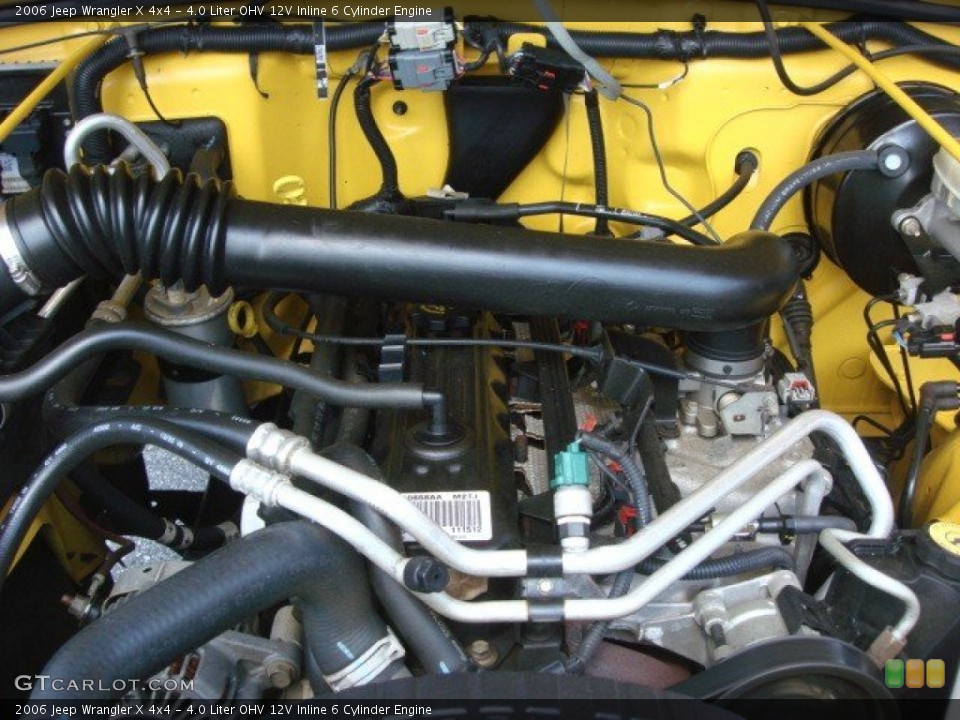 4.0 Liter OHV 12V Inline 6 Cylinder Engine for the 2006 Jeep Wrangler #68597738