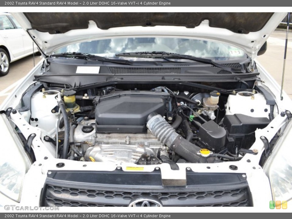 2.0 Liter DOHC 16-Valve VVT-i 4 Cylinder 2002 Toyota RAV4 Engine