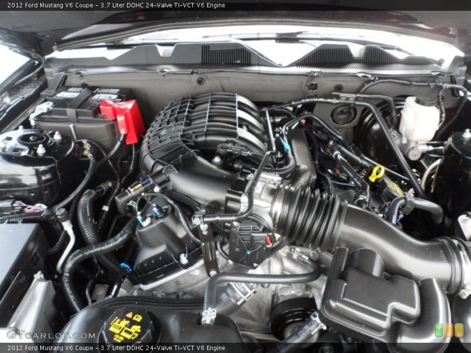 3.7 Liter DOHC 24-Valve Ti-VCT V6 Engine for the 2012 Ford Mustang #68612750