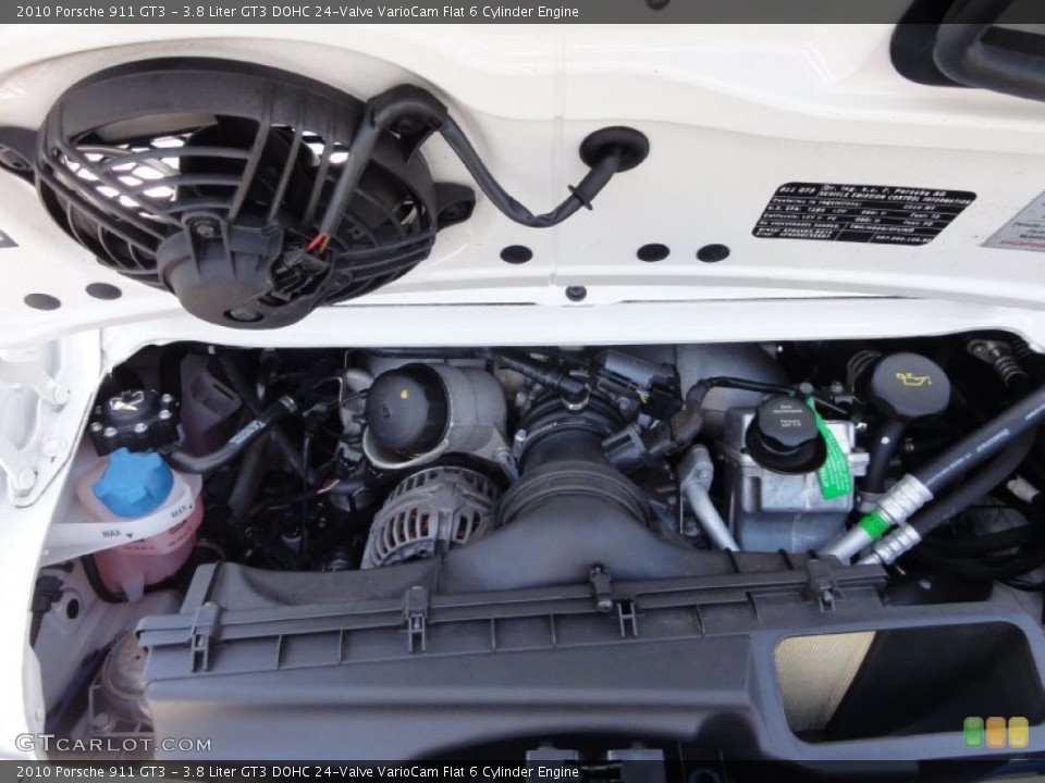 3.8 Liter GT3 DOHC 24-Valve VarioCam Flat 6 Cylinder Engine for the 2010 Porsche 911 #68613674