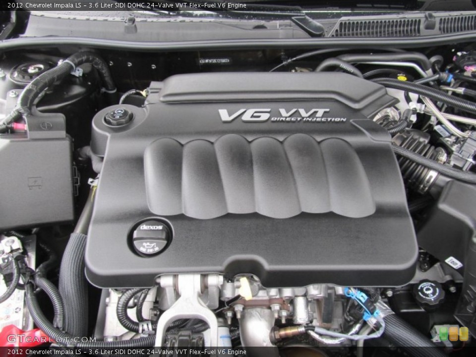 3.6 Liter SIDI DOHC 24-Valve VVT Flex-Fuel V6 Engine for the 2012 Chevrolet Impala #68618633