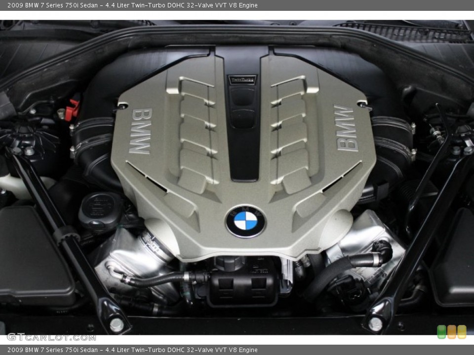 4.4 Liter Twin-Turbo DOHC 32-Valve VVT V8 Engine for the 2009 BMW 7 Series #68626138