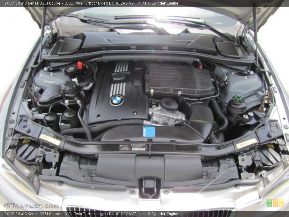 3.0L Twin Turbocharged DOHC 24V VVT Inline 6 Cylinder Engine for the 2007 BMW 3 Series #68626211