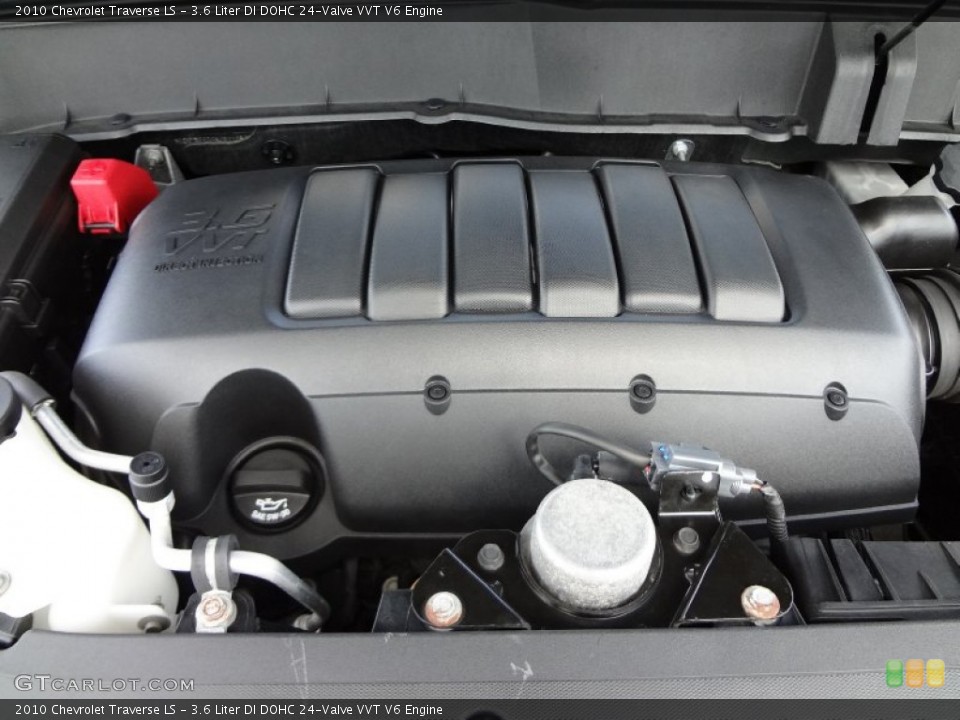 3.6 Liter DI DOHC 24-Valve VVT V6 2010 Chevrolet Traverse Engine