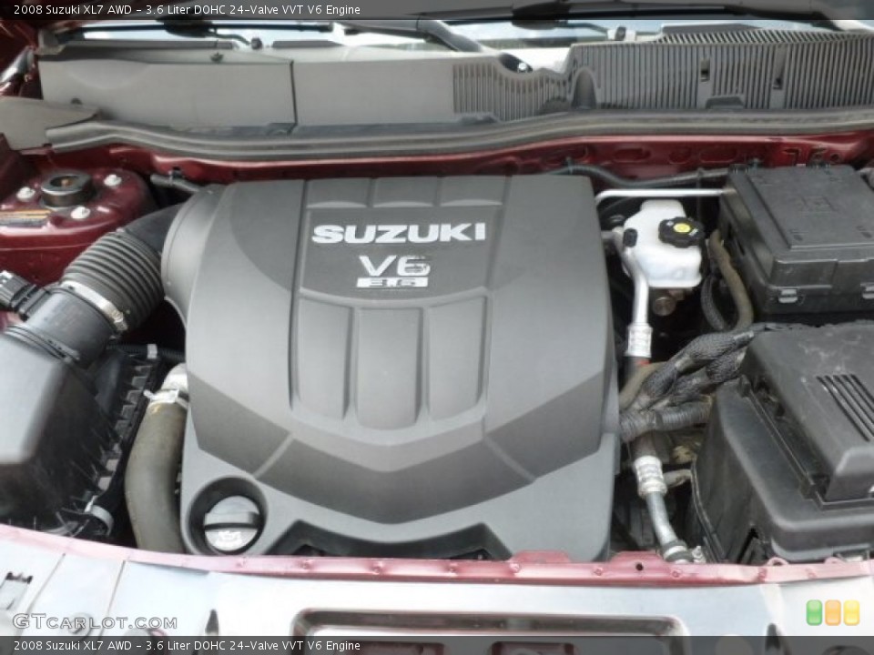 3.6 Liter DOHC 24-Valve VVT V6 Engine for the 2008 Suzuki XL7 #68629679