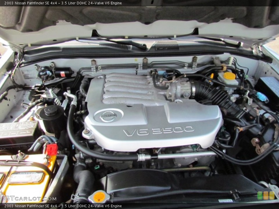 3.5 Liter DOHC 24-Valve V6 Engine for the 2003 Nissan Pathfinder #68632816