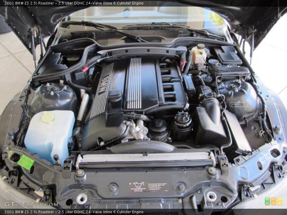 2.5 Liter DOHC 24-Valve Inline 6 Cylinder Engine for the 2001 BMW Z3 #68634057