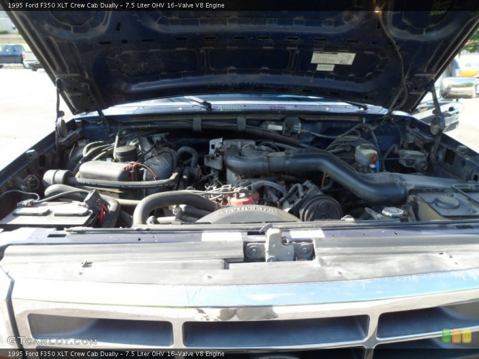 7.5 Liter OHV 16-Valve V8 Engine for the 1995 Ford F350 #68641663