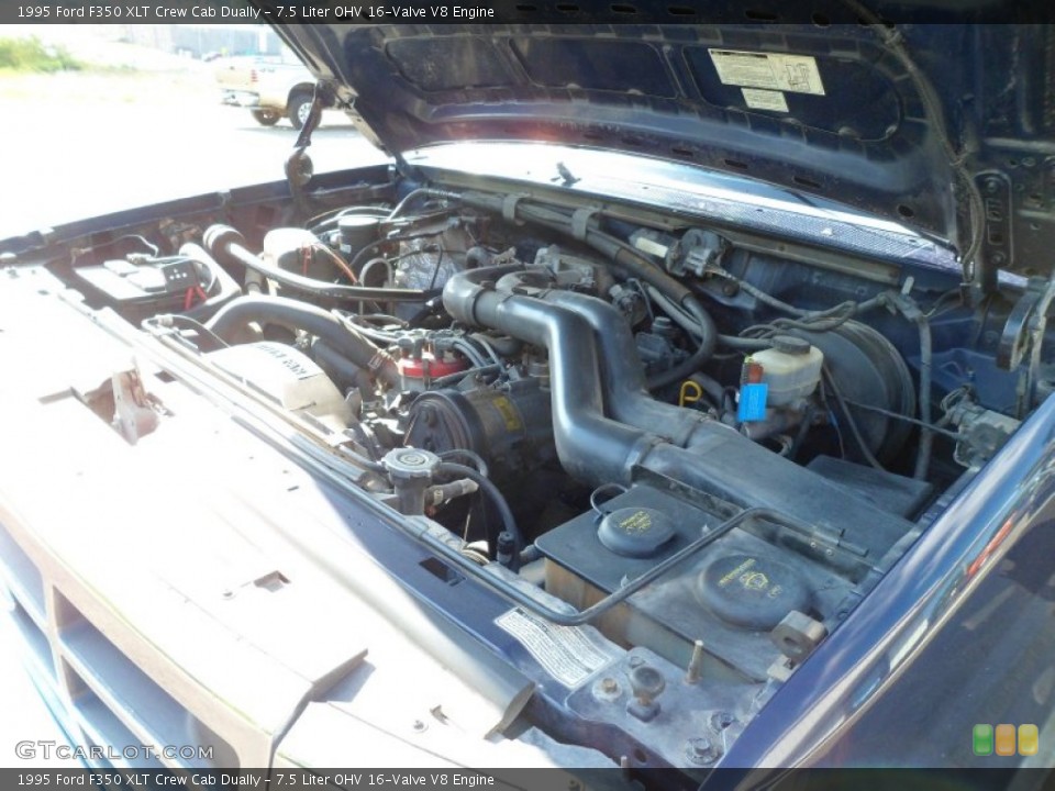 7.5 Liter OHV 16-Valve V8 Engine for the 1995 Ford F350 #68641672