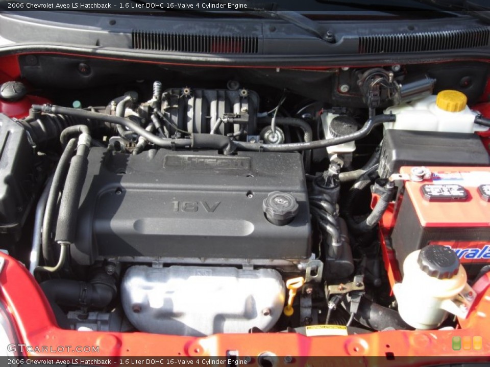 1.6 Liter DOHC 16-Valve 4 Cylinder Engine for the 2006 Chevrolet Aveo #68642854