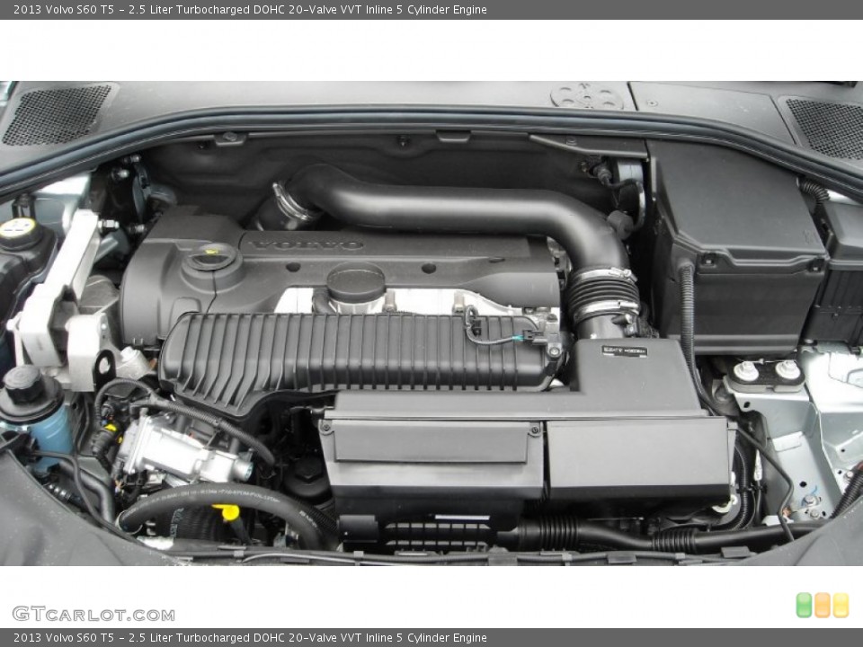 2.5 Liter Turbocharged DOHC 20-Valve VVT Inline 5 Cylinder Engine for the 2013 Volvo S60 #68659711