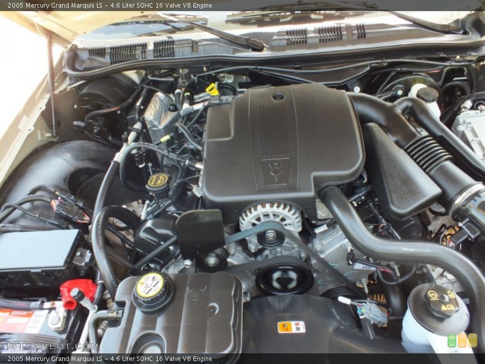 4.6 Liter SOHC 16 Valve V8 Engine for the 2005 Mercury Grand Marquis #68668774
