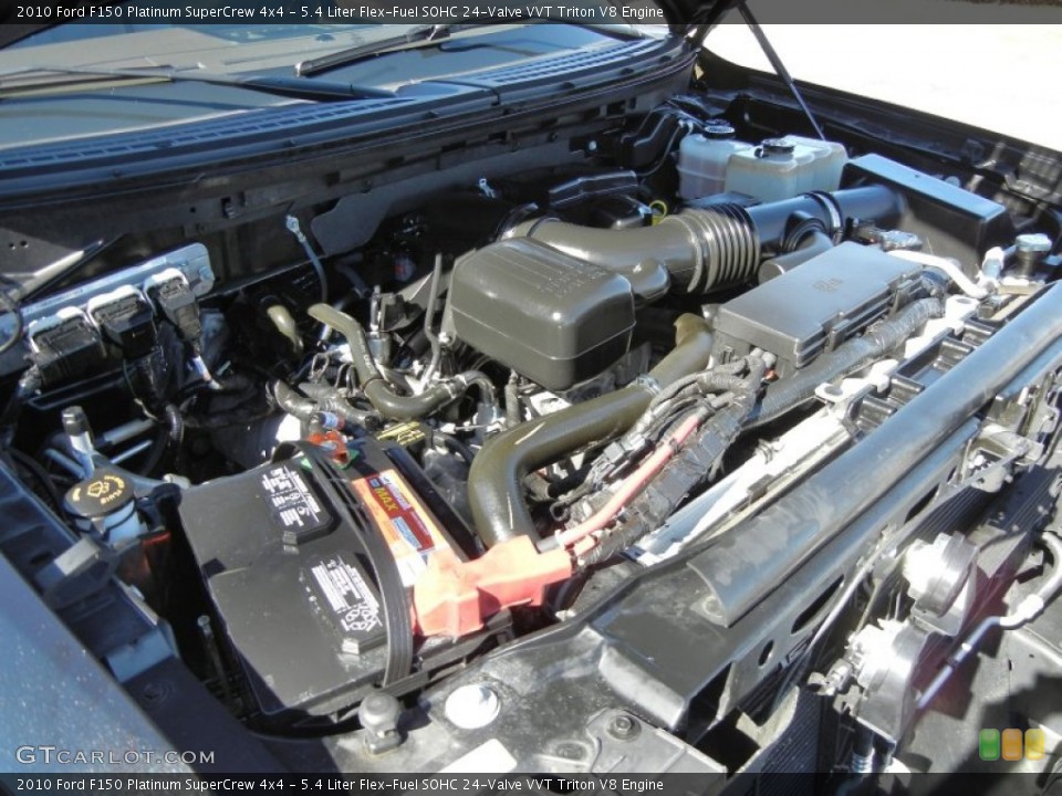 5.4 Liter Flex-Fuel SOHC 24-Valve VVT Triton V8 Engine for the 2010 Ford F150 #68676499
