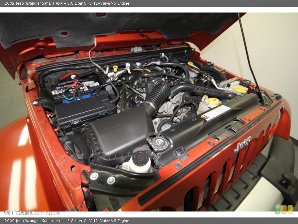 3.8 Liter OHV 12-Valve V6 Engine for the 2009 Jeep Wrangler #68680003